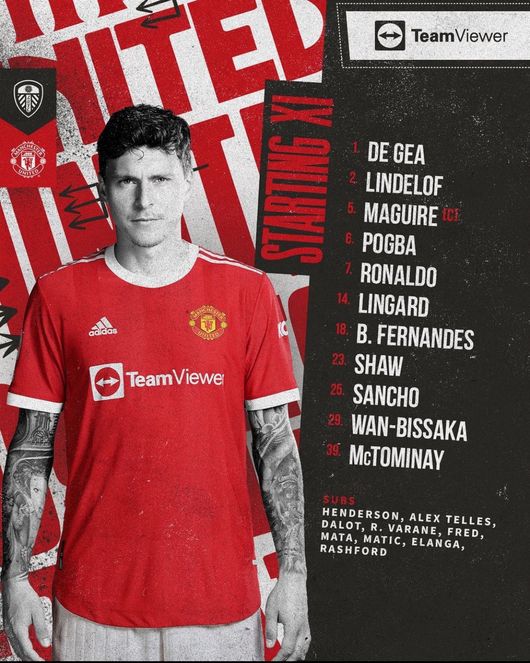 [사진] 맨체스터 유나이티드 공식 SNS