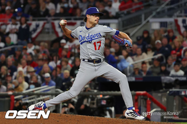 [사진] 지난해까지 LA 다저스에서 뛴 불펜 투수 조 켈리. ⓒGettyimages(무단전재 및 재배포 금지)