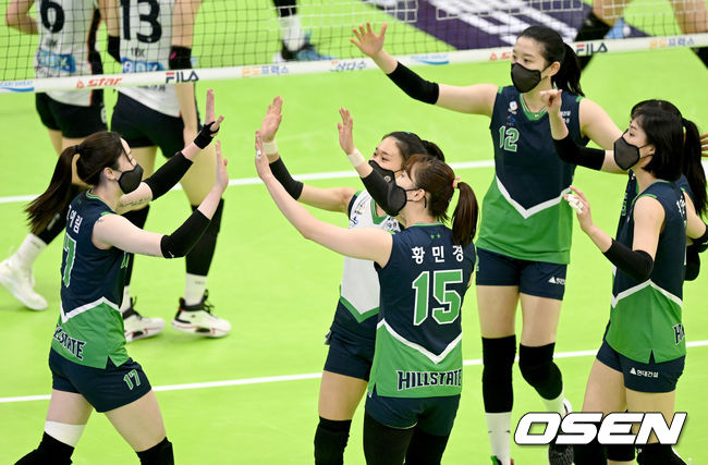 현대건설 선수들. / OSEN DB