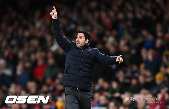 [사진] 아스날의 미켈 아르테타 감독 / ⓒGettyimages(무단전재 및 재배포 금지)