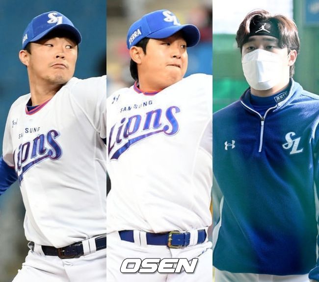 장필준-양창섭-최충연 / OSEN DB