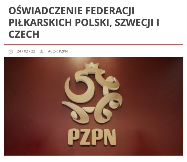 [사진] 체코 축구협회 홈페이지 캡쳐.