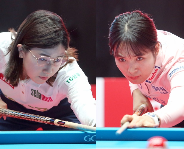 [사진]이미래(왼쪽)와 스롱 피아비 /PBA 제공