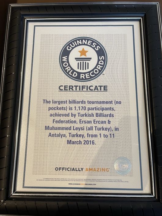 [사진]기네스 증서 /파이브앤식스제공