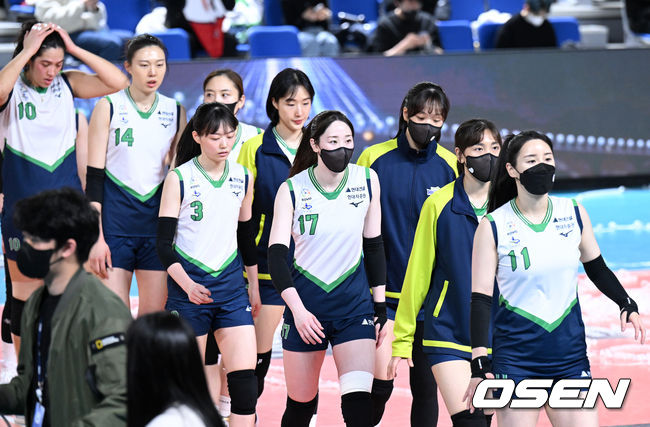 현대건설 선수단. / OSEN DB