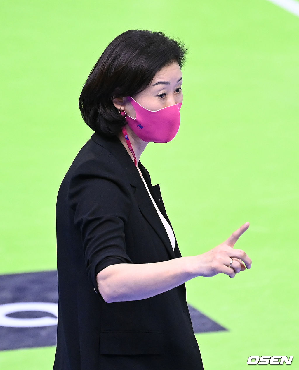 흥국생명 박미희 감독. /OSEN DB