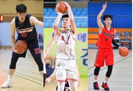 [사진]왼쪽부터 홍상민, 이동근, 문유현 /서울 삼성 제공