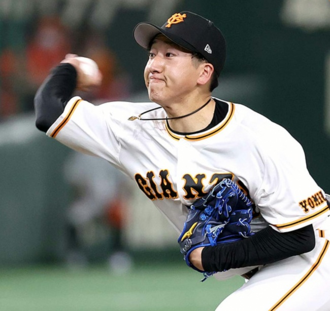 요미우리 자이언츠 신인투수 오타 다이세이./요미우리 홈페이지 캡처.