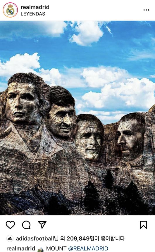 [사진] 레알 마드리드 공식 SNS
