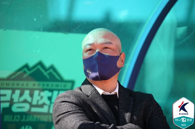[사진] 김태완 감독 / 한국프로축구연맹 제공.