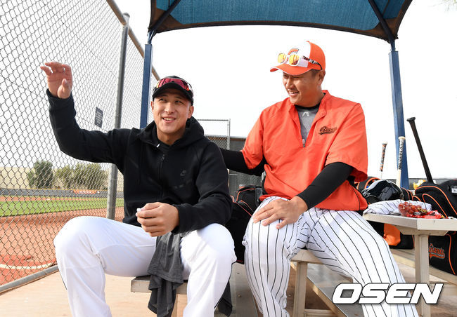 롯데 시절 황재균(좌)과 이대호 / OSEN DB