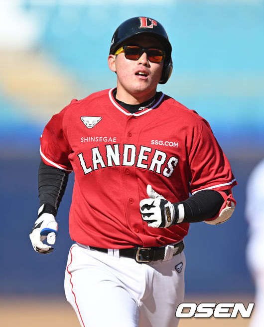 SSG 랜더스 거포 임석진. / OSEN DB