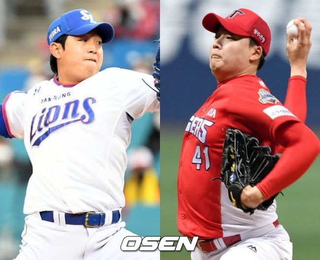 양창섭-한승혁 / OSEN DB