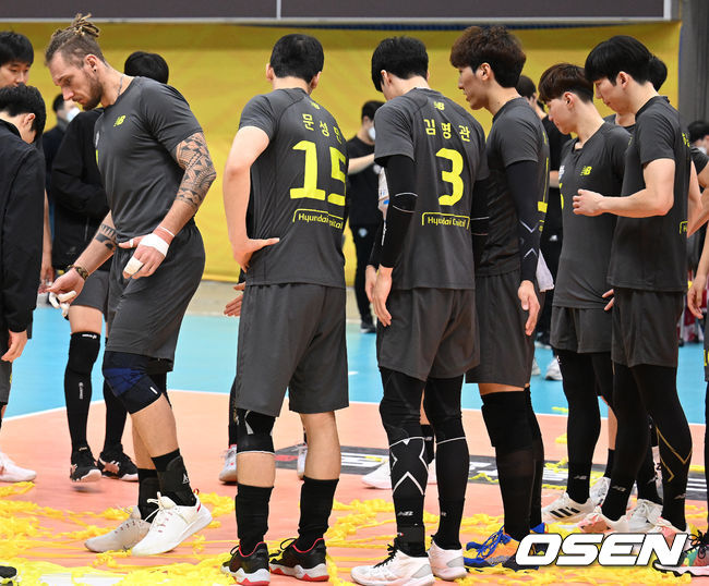 현대캐피탈 선수단. / OSEN DB