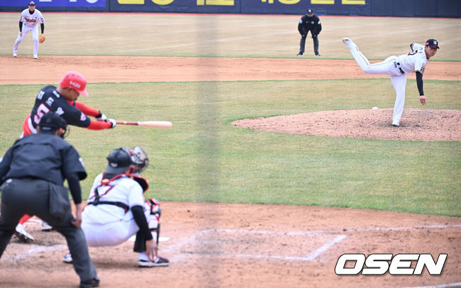 9회초 KT 박영현이 KIA 김도영을 헛스윙 삼진을 잡아내고 있다. 2022.03.17 / soul1014@osen.co.kr