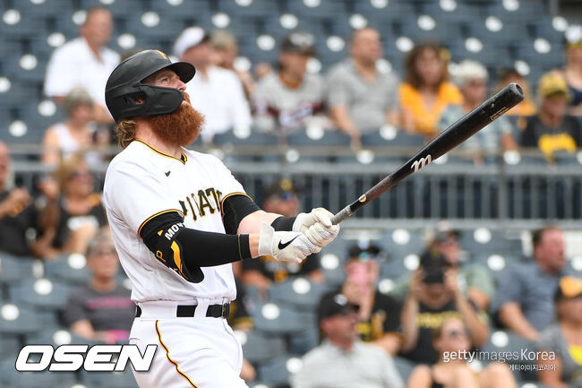 [사진] 피츠버그에서 방출된 후 신시내티로 향한 콜린 모란. ⓒGettyimages(무단전재 및 재배포 금지)