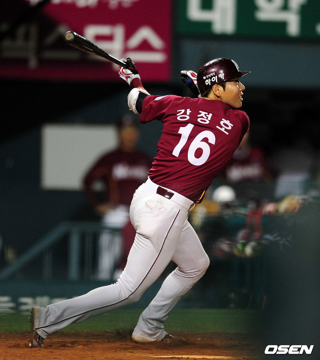 넥센 히어로즈 시절 강정호. /OSEN DB