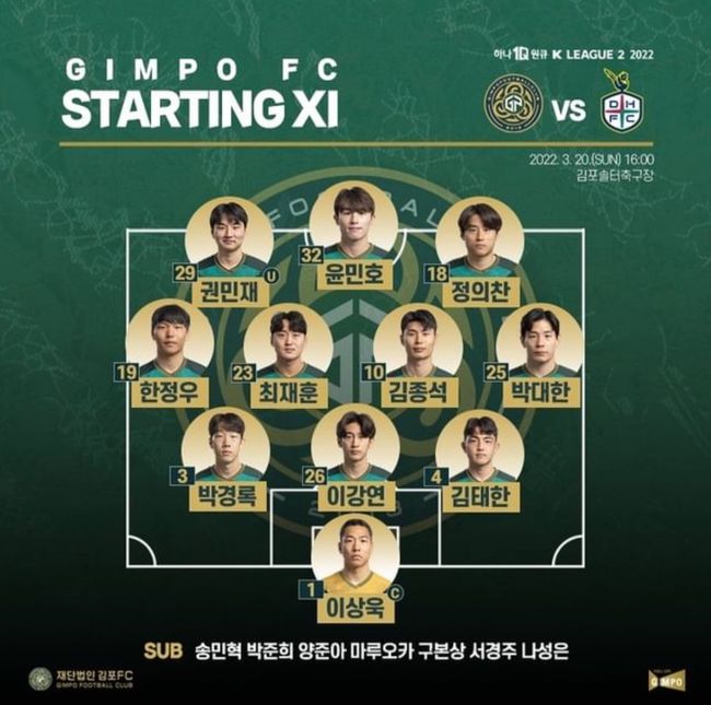 [사진] 김포FC 공식 SNS