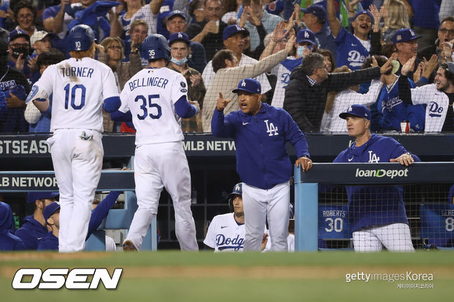[사진] LA 다저스 선수단. ⓒGettyimages(무단전재 및 재배포 금지)