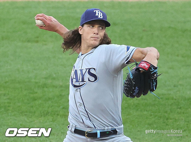 [사진] 탬파베이 레이스 타일러 글래스노. ⓒGettyimages(무단전재 및 재배포 금지)