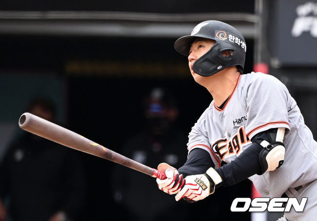 6회초 한화 이원석이 동점 스리런포를 날리고 있다. 2022.03.21 /jpnews@osen.co.kr