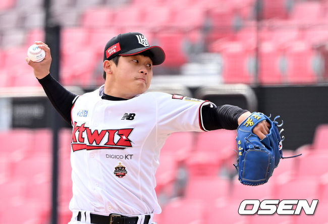5회초 KT 박영현이 역투하고 있다. 2022.03.21 /jpnews@osen.co.kr
