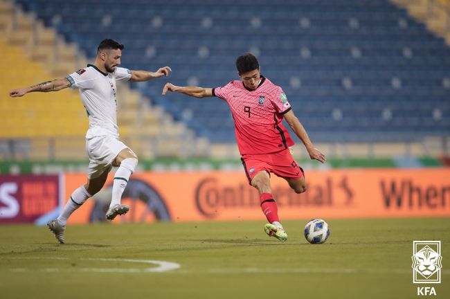 [사진] 조규성 / 대한축구협회 제공