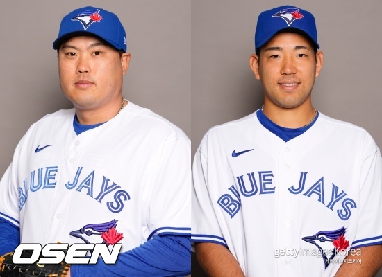 [사진] 류현진(좌)과 기쿠치 유세이 ⓒGettyimages(무단전재 및 재배포 금지)