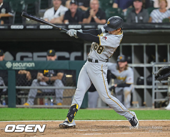[사진] 피츠버그 파이리츠 박효준. ⓒGettyimages(무단전재 및 재배포 금지)