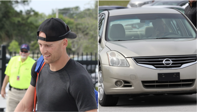 뉴욕 메츠의 니모와 그가 12년째 모는 자동차. /MLB.com