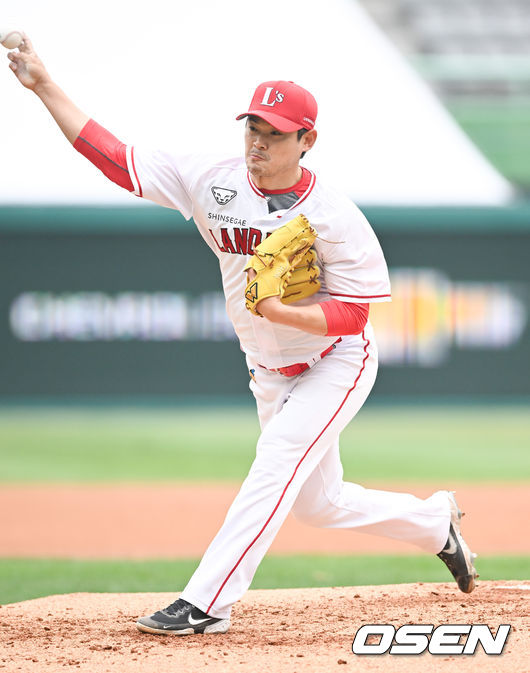 3회초 SSG 선발투수 노경은이 역투하고 있다. 2022.03.24 / soul1014@osen.co.kr