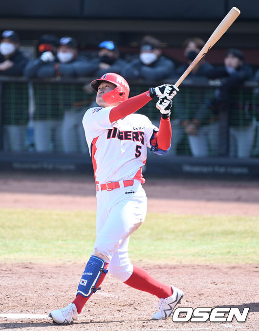 KIA 김도영이 안타를 터트리고 있다. 2022.03.09 /sunday@osen.co.kr