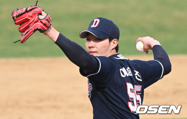 두산 투수 이승진. /OSEN DB