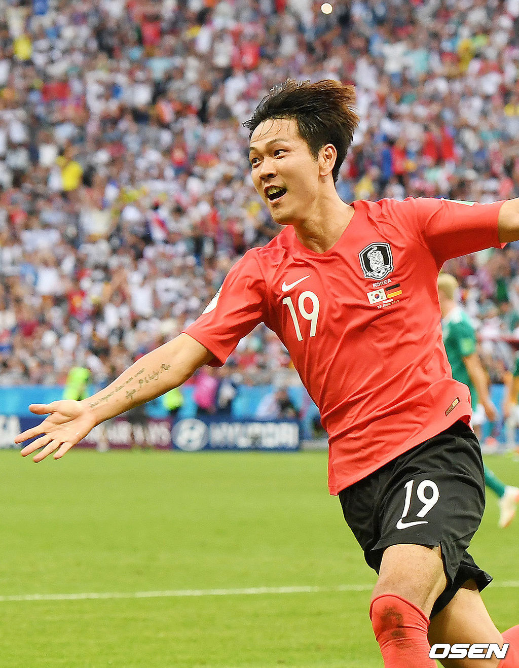 후반 김영권이 선제골에 성공하며 기뻐하고 있다./jpnews@osen.co.kr