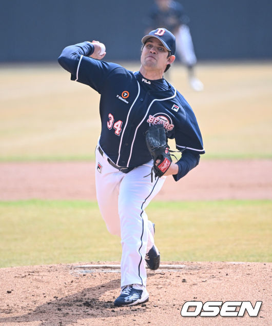 두산 투수 스탁. /OSEN DB