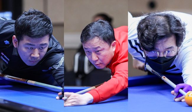 [사진]왼쪽부터 방정극, 김동룡, 황봉주 /파이브앤식스 제공