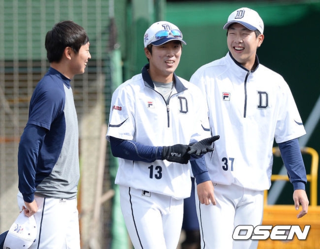 두산 시절 90트리오 / OSEN DB