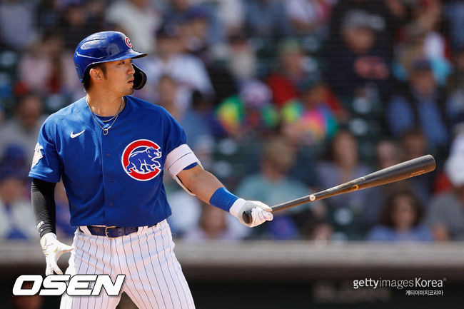 [사진] 시카고 컵스 외야수 스즈키 세이야. ⓒGettyimages(무단전재 및 재배포 금지)