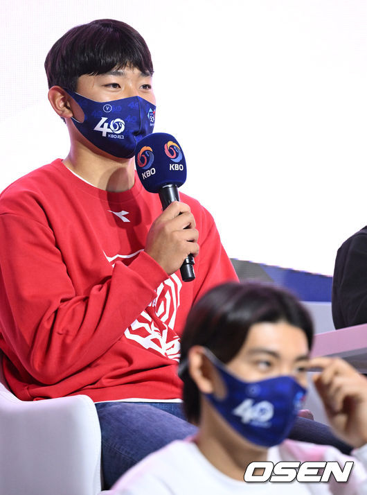 KIA 김도영이 질문에 답을 하고 있다. 2022.03.31 /jpnews@osen.co.kr