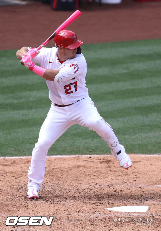 [사진] LA 에인절스 마이크 트라웃. ⓒGettyimages(무단전재 및 재배포 금지)