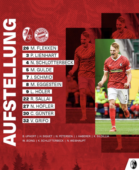 [사진] SC 프라이부르크 공식 SNS