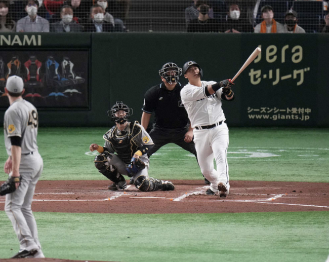 요미우리 자이언츠의 나카타 쇼. / 스포니치 아넥스 홈페이지