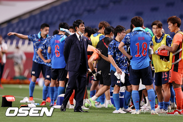 [사진] 모리야스 하지메 일본 감독과 선수단 / ⓒGettyimages(무단전재 및 재배포 금지)