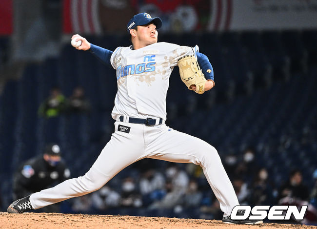 NC 다이노스 김시훈이 7회초 역투하고 있다. 2022.04.05 / foto0307@osen.co.kr