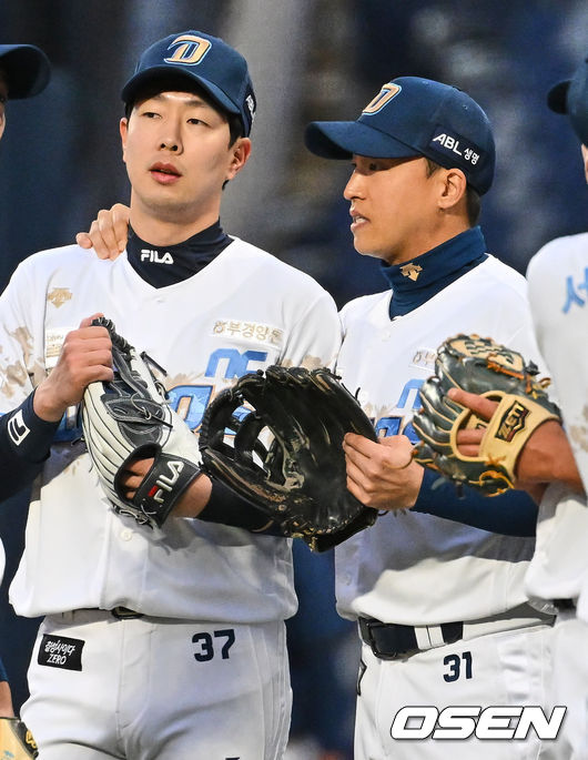 NC 박건우-손아섭 /OSEN DB