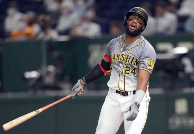 멜 로하스 주니어. /한신 타이거스 구단 SNS