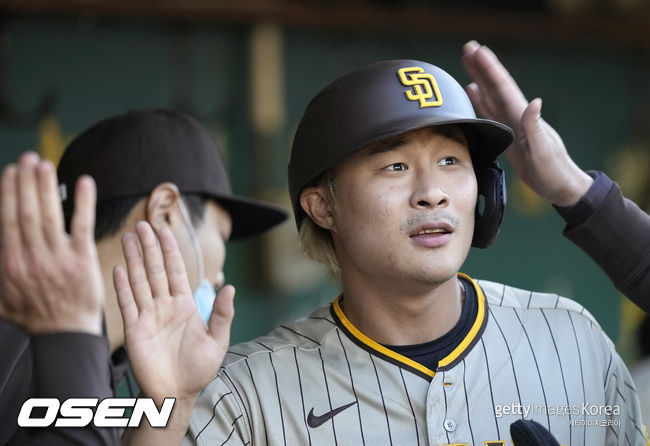 [사진] 김하성 ⓒGettyimages(무단전재 및 재배포 금지)