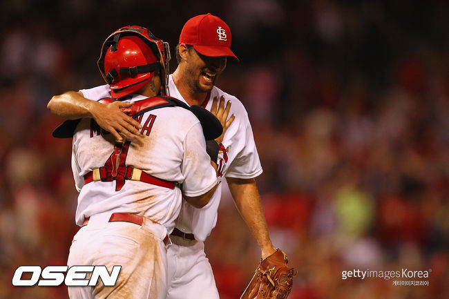 [사진] 아담 웨인라이트-야디어 몰리나 배터리 ⓒGettyimages(무단전재 및 재배포 금지)
