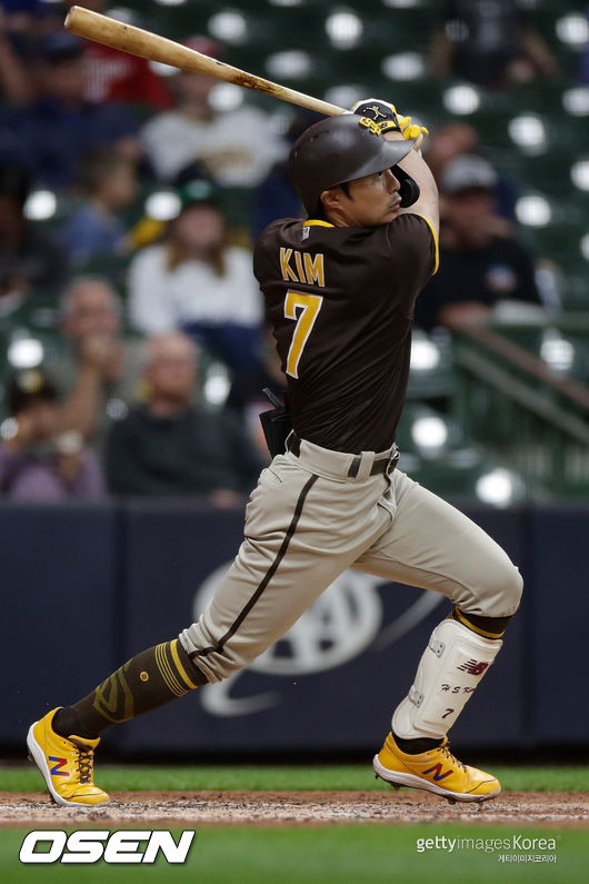 [사진] 김하성 ⓒGettyimages(무단전재 및 재배포 금지)