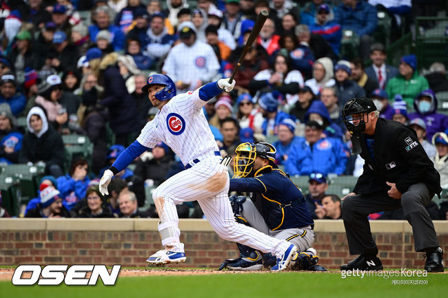 [사진] 시카고 컵스 스즈키 세이야. ⓒGettyimages(무단전재 및 재배포 금지)